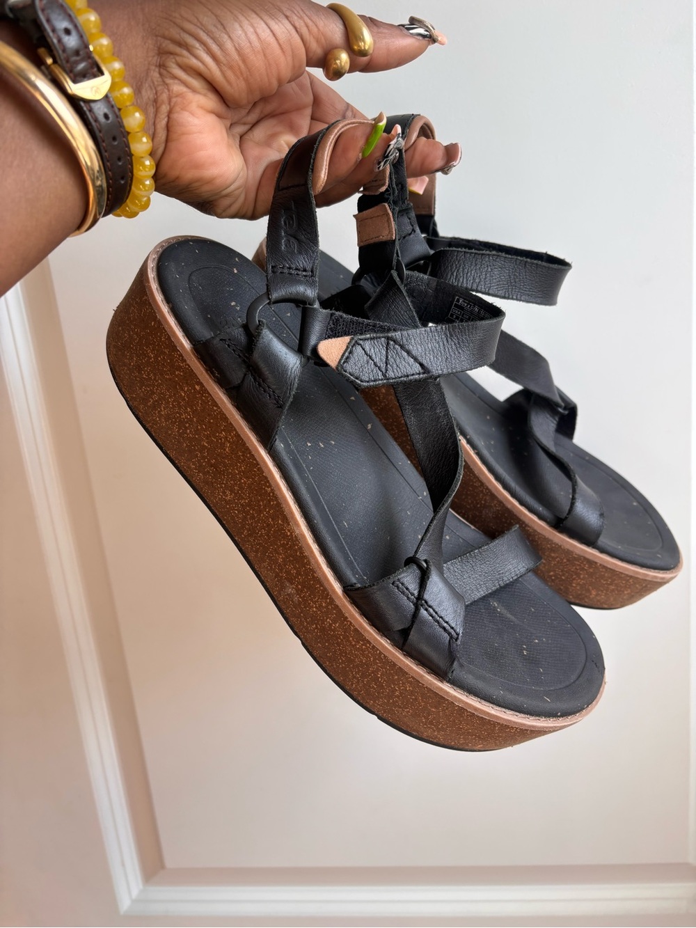 Teva Madera Wedge sandals in black